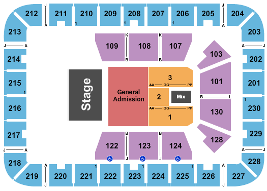 Harrah's Cherokee Center The Avett Brothers Seating Chart